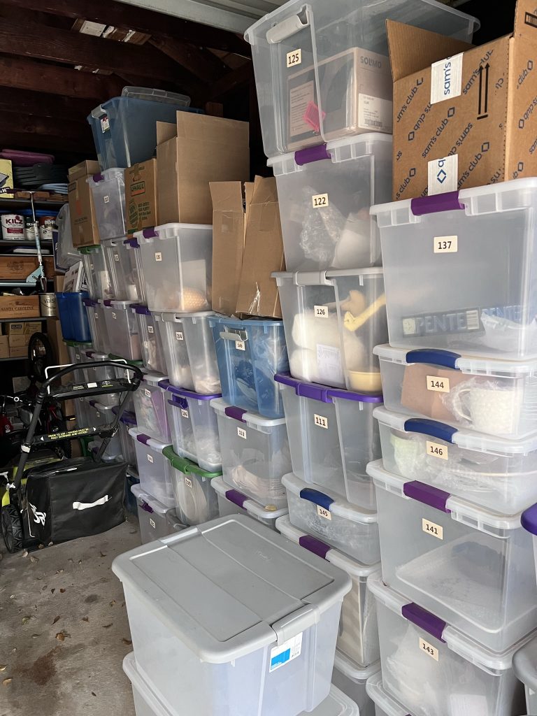 Storage in garage